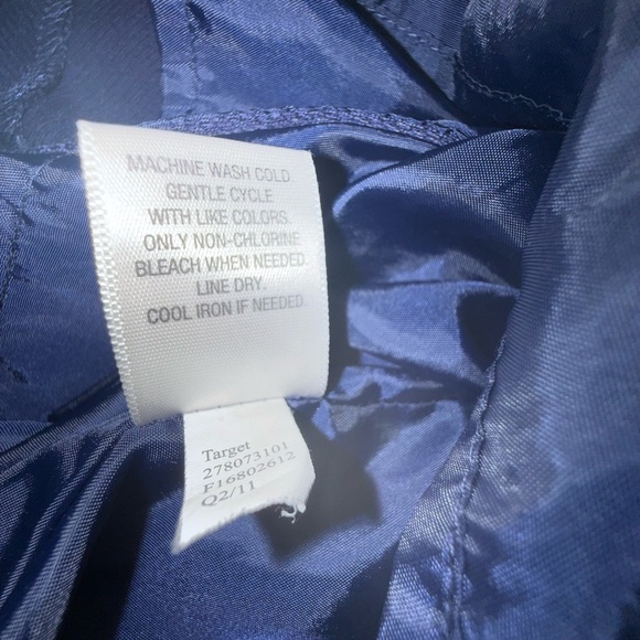 Women’s Junior’s Merona Navy Dress with Black Trim Size 2 Business, Formal - Picture 6 of 8